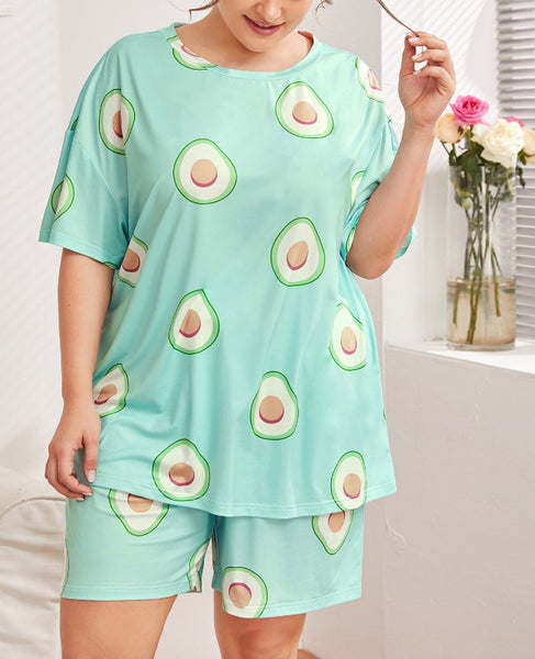 pijama aguacate talla grande 