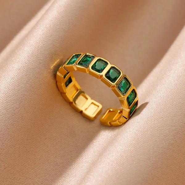 anillo circon acero inoxidable regalo mujer madre tienda moda 