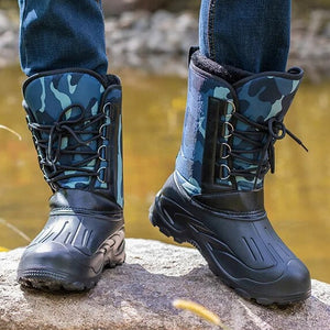 botas impermeables lluvia calzado bota para agua nieve invierno moda bolsillo winter boots