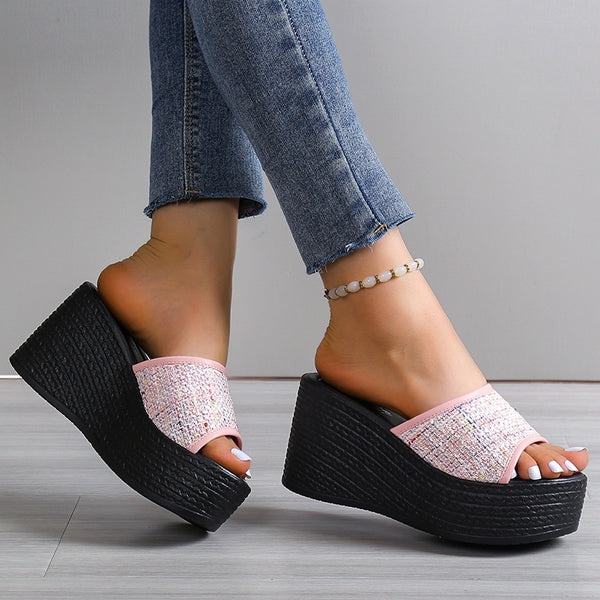 sandalias plataforma negra altas sandals calzado verano summer