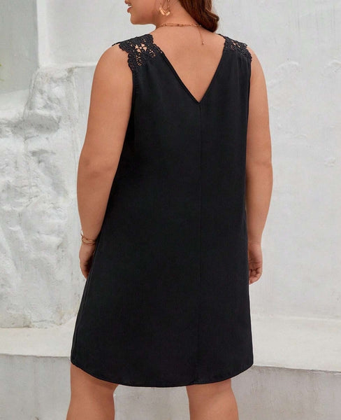 vestido comodo talla grande negro tirantes verano tallas grandes summer plus size dress look
