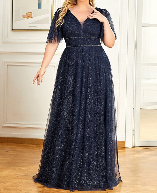 vestido talla grande evento elegante vestido largo tallas grandes plus size dress