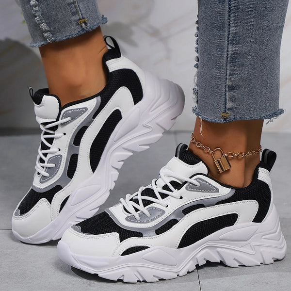 zapatillas blancas deportivas cordones mujer tienda calzado deporte economico