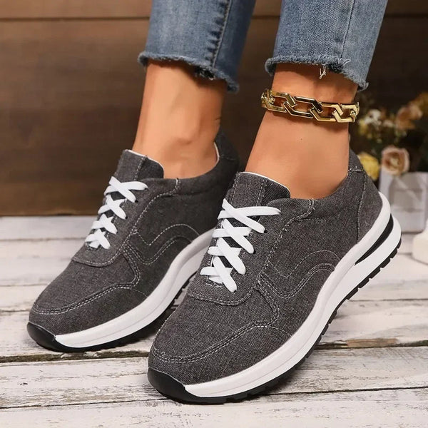 zapatillas deportivas vaqueras cordones calzado mujer moda tienda ropa