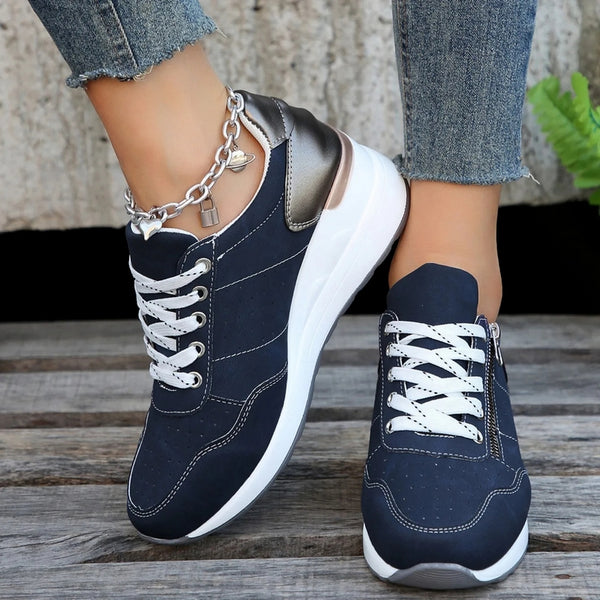 zapatillas mujer deportivas cordones tienda calzado moda ergonomico plataforma