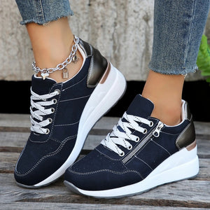 zapatillas mujer deportivas cordones tienda calzado moda ergonomico plataforma