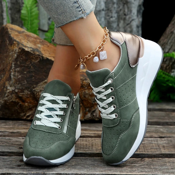 zapatillas mujer deportivas cordones tienda calzado moda ergonomico plataforma
