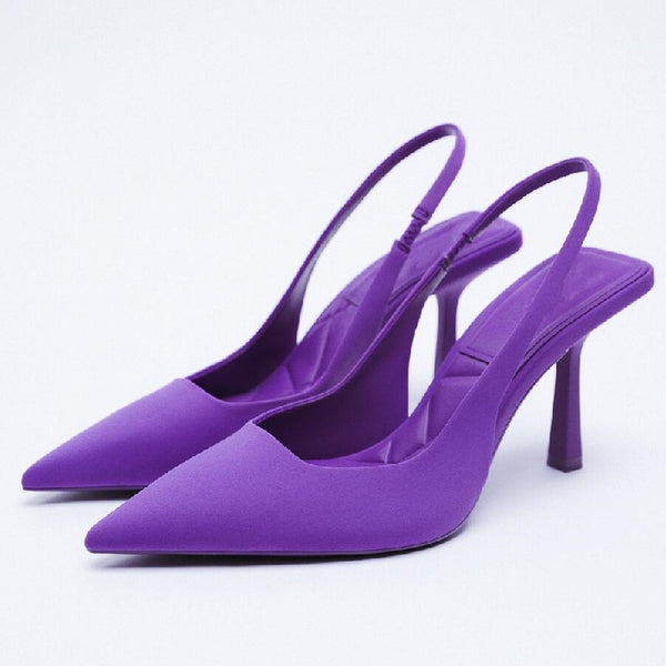 zapatos azules tacon fino punta zapato elegante evento shoes look trendy