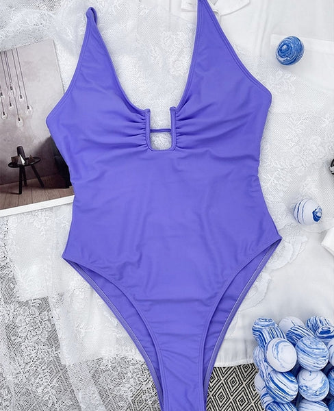 bañador ropa de baño bikini morado violeta mujer moda inspo playa verano swimsuit