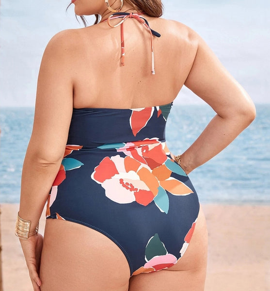 bañador talla grande trikini estampado summer inspo ropa de baño plus size 