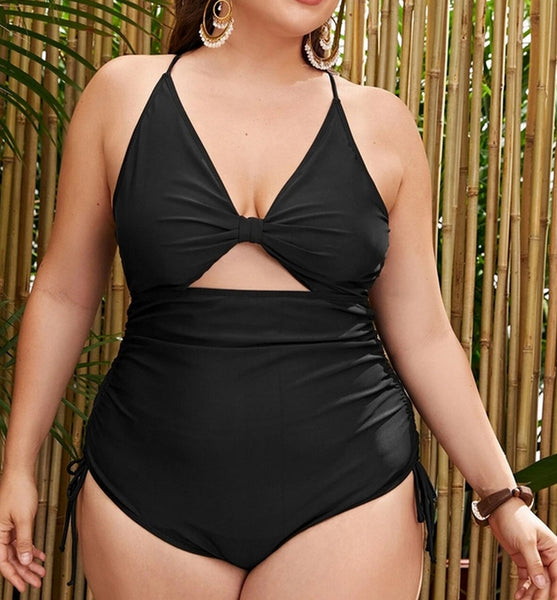 bañador talla grande trikini ropa de baño traje de baño plus size summer inspo bañador negro