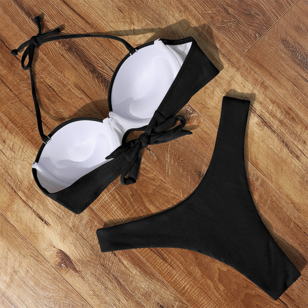 bikini negro bikini con aro bikini canale