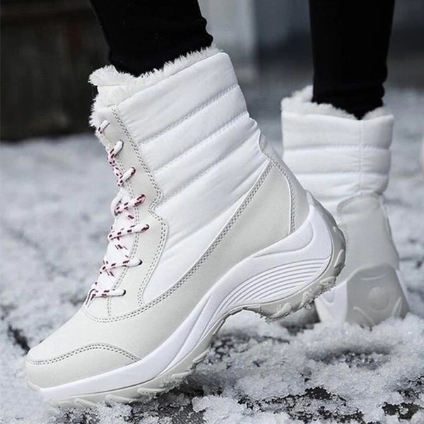 botas blancas de nieve botas de agua botas cordones boots mujer inspo