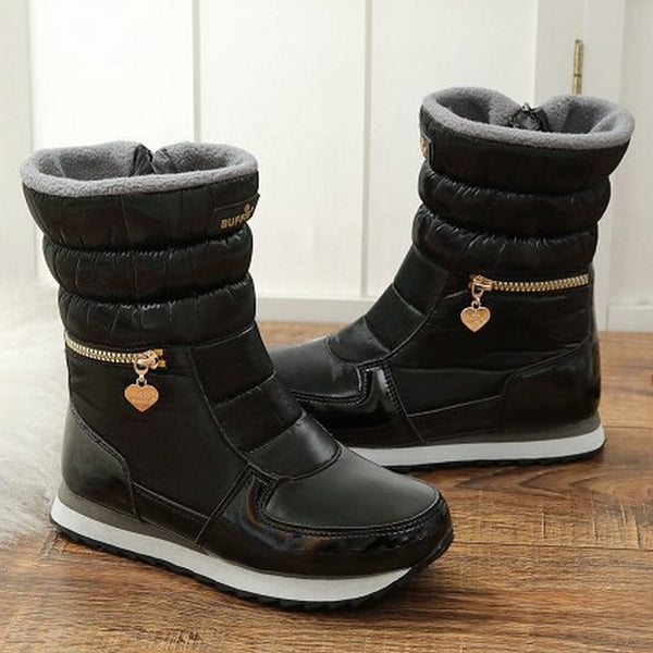 botas de agua nieve negras boots rain winter 