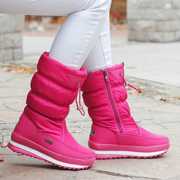 botas rosas de invierno nieve botas canada boots women calzado de mujer fashion store 