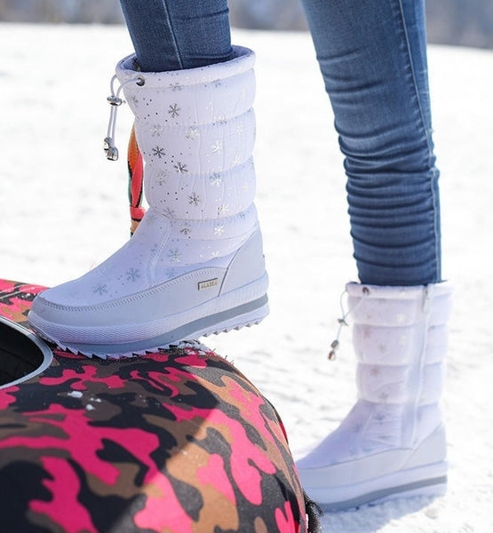 botas de nieve y agua water boots shoes fashion calzado de mujer estrellas