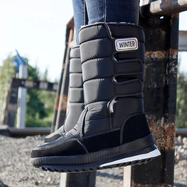 botas negras de agua invierno boots calzado de mujer winter style
