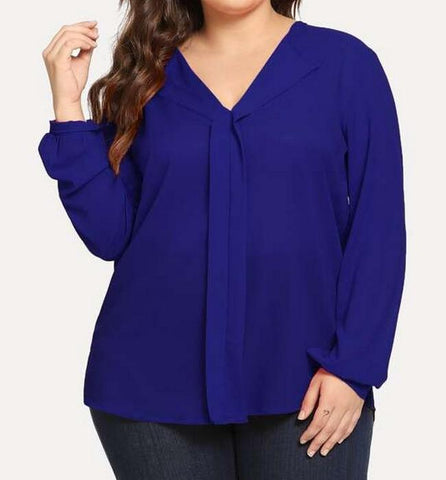 camisa larga talla grande