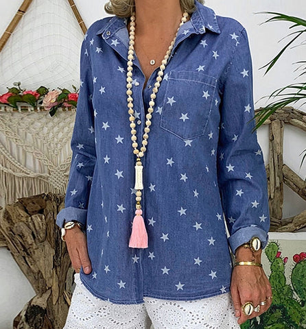 camisa vaquera estrellas