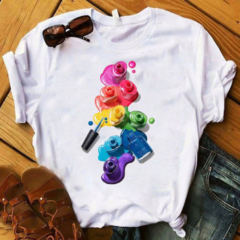 camiseta esmaltes