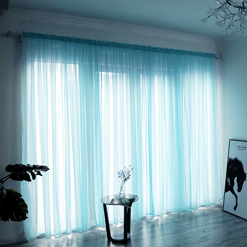 cortinas azules