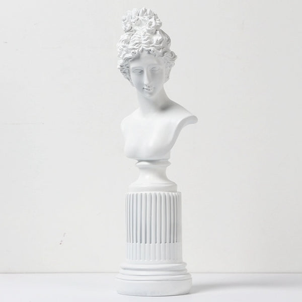 estatua busto clasico mujer