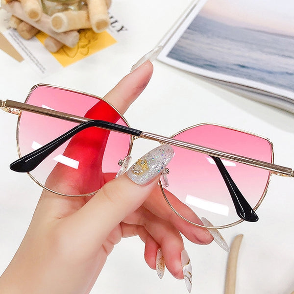 gafas de mujer relieve gafas degradadas