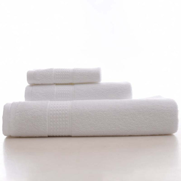 juego de toallas blancas