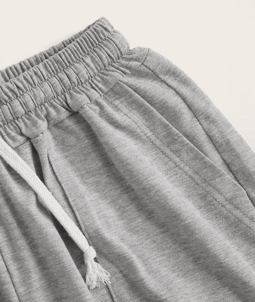 pantalon corto deporte gris talla grande