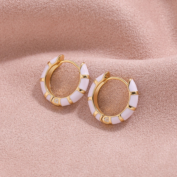 pendientes de aro dorados gold hoop earrings 