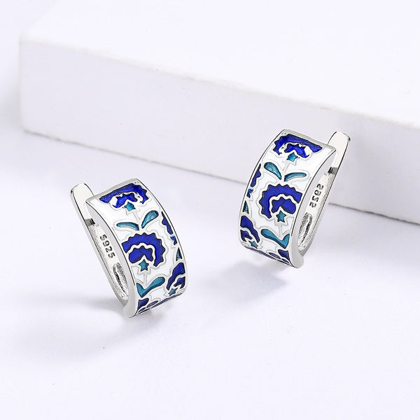 pendientes de plata de ley 925 zirconia