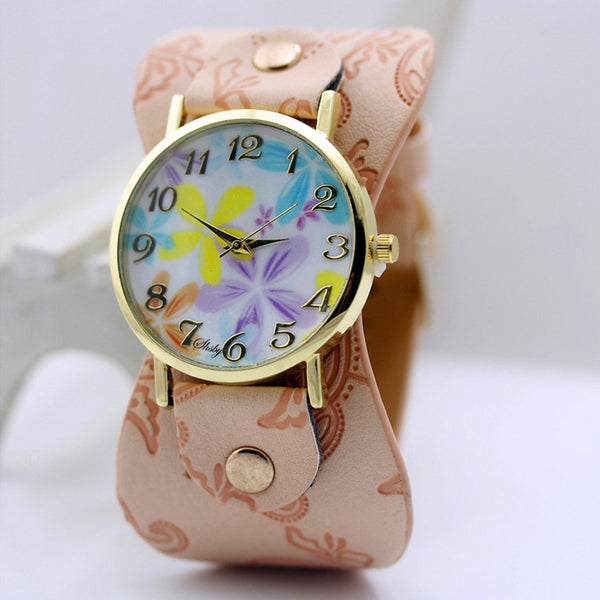 reloj pulsera rosa