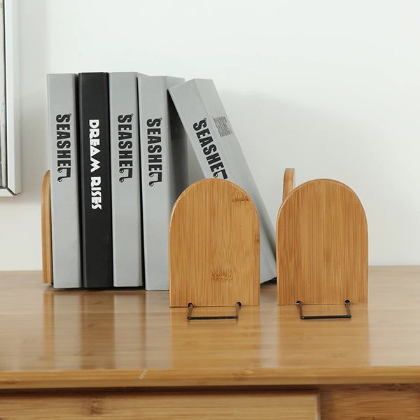 sujetalibros madera bookend soporta libros estanteria home decoracion casa 