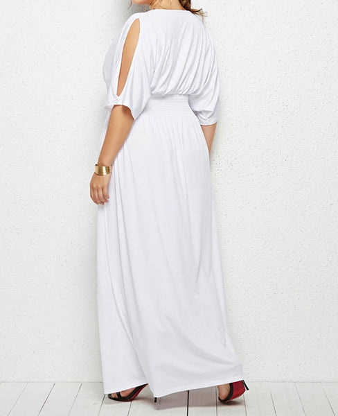 vestido largo blanco dama