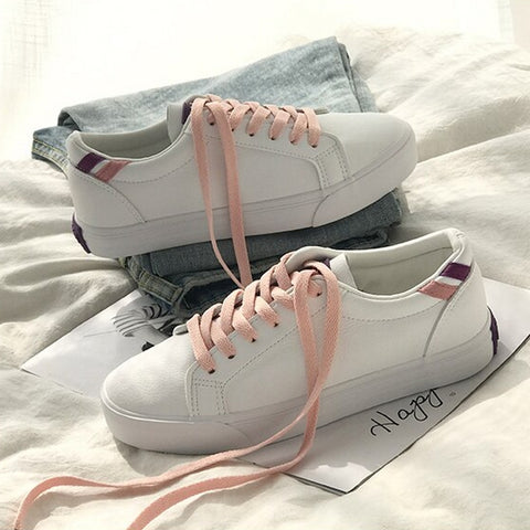 zapatillas deportivas blancas rosas talla 35
