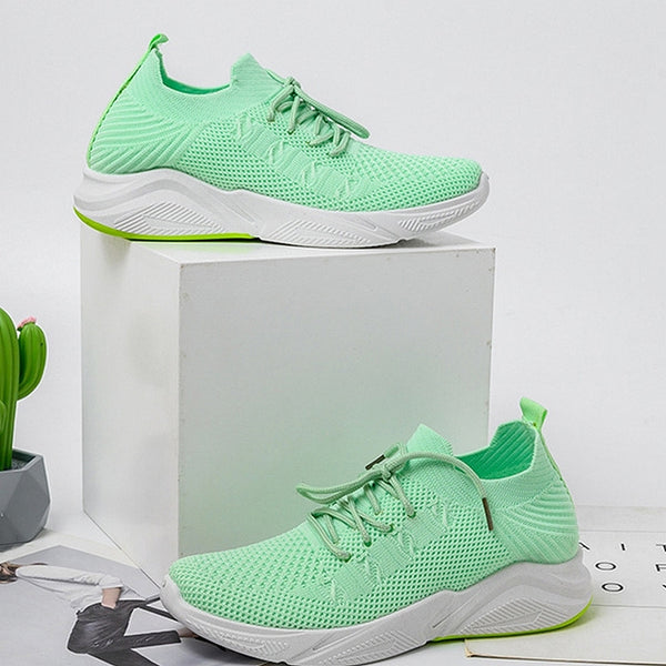 zapatillas deportivas verdes ultratranspirables