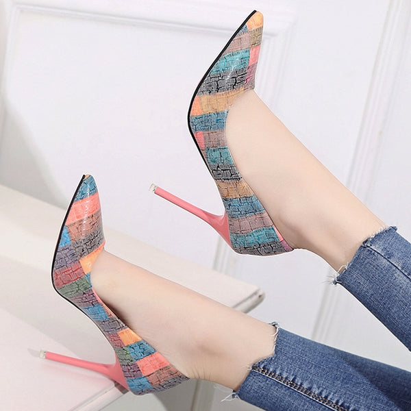 zapato de tacon colores calzado de mujer tacon alto shoes trendy inspo